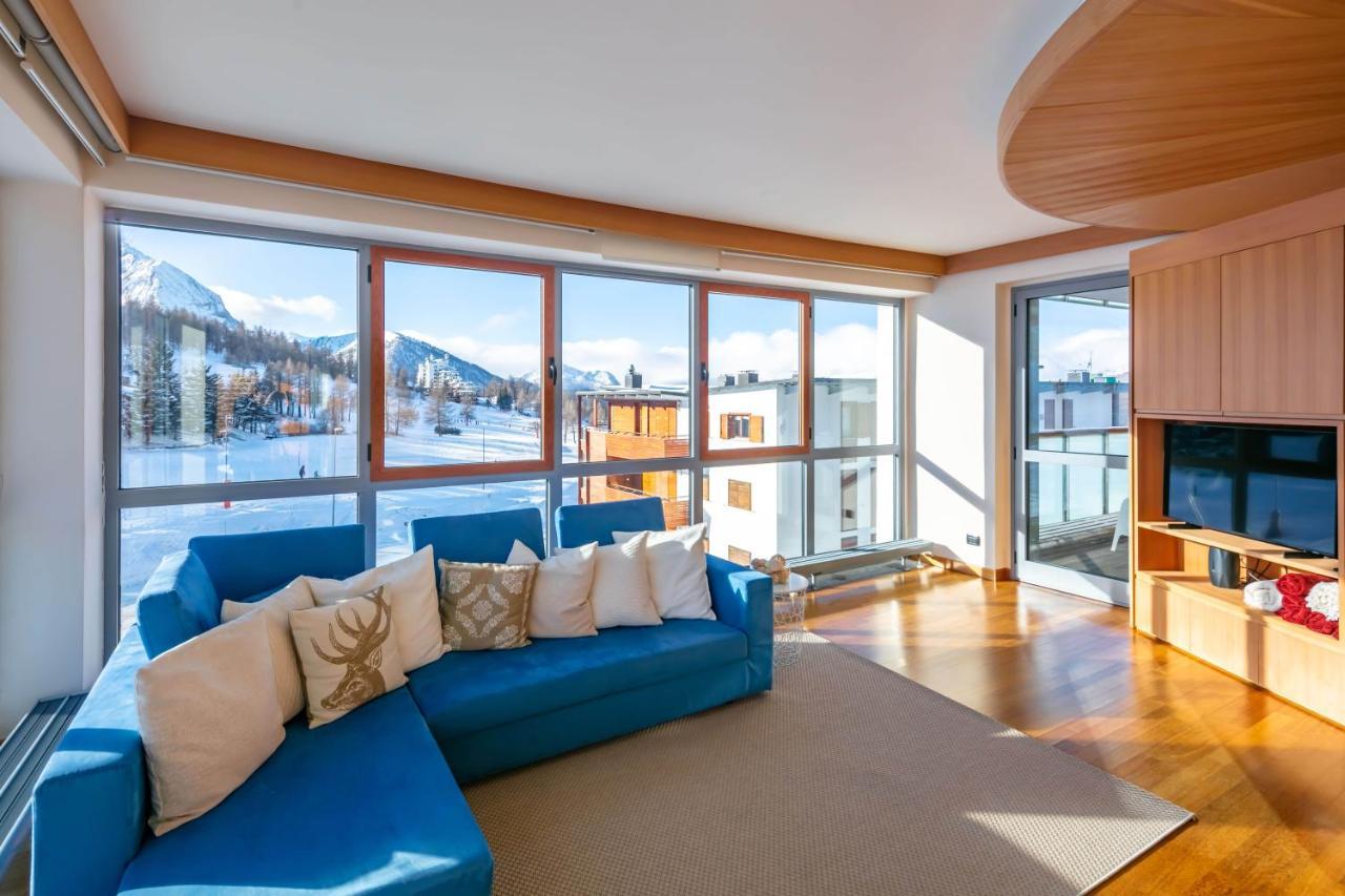 Terrazza Su Sestriere Lux Apartment Ngoại thất bức ảnh